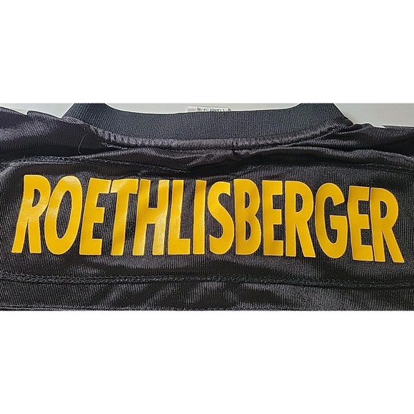 NFL Pittsburgh Steelers Ben Roethlisberger Football Jersey Youth‎ Large Reebok - Picture 6 of 9